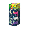 Glow dough set in retail box, four colors including glow-in-the-dark