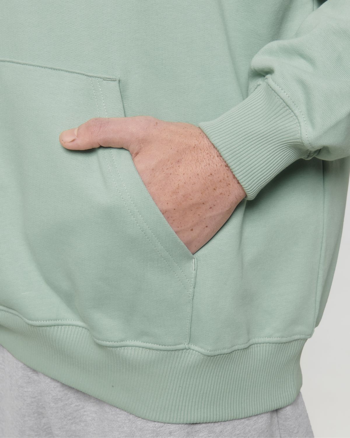 Organic Boxy Heavy Hooded Sweatshirt: Unisex