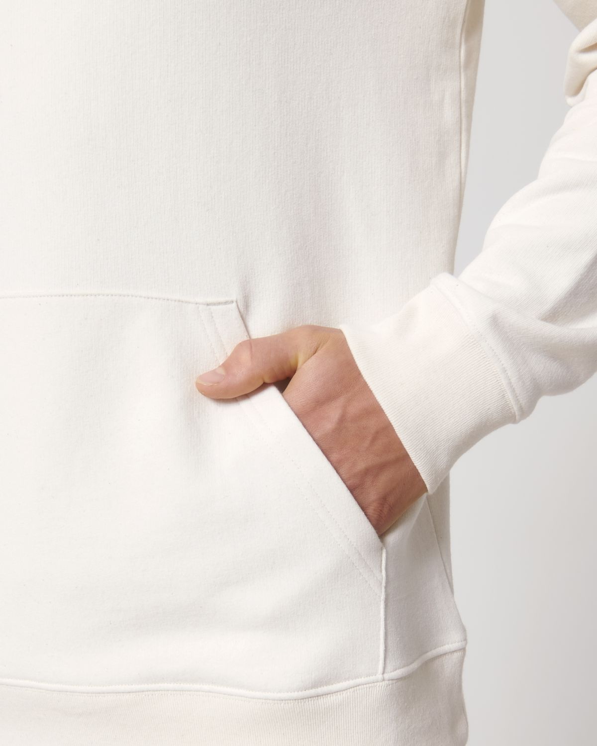 Regenerated Cotton Hooded Sweatshirt: Unisex