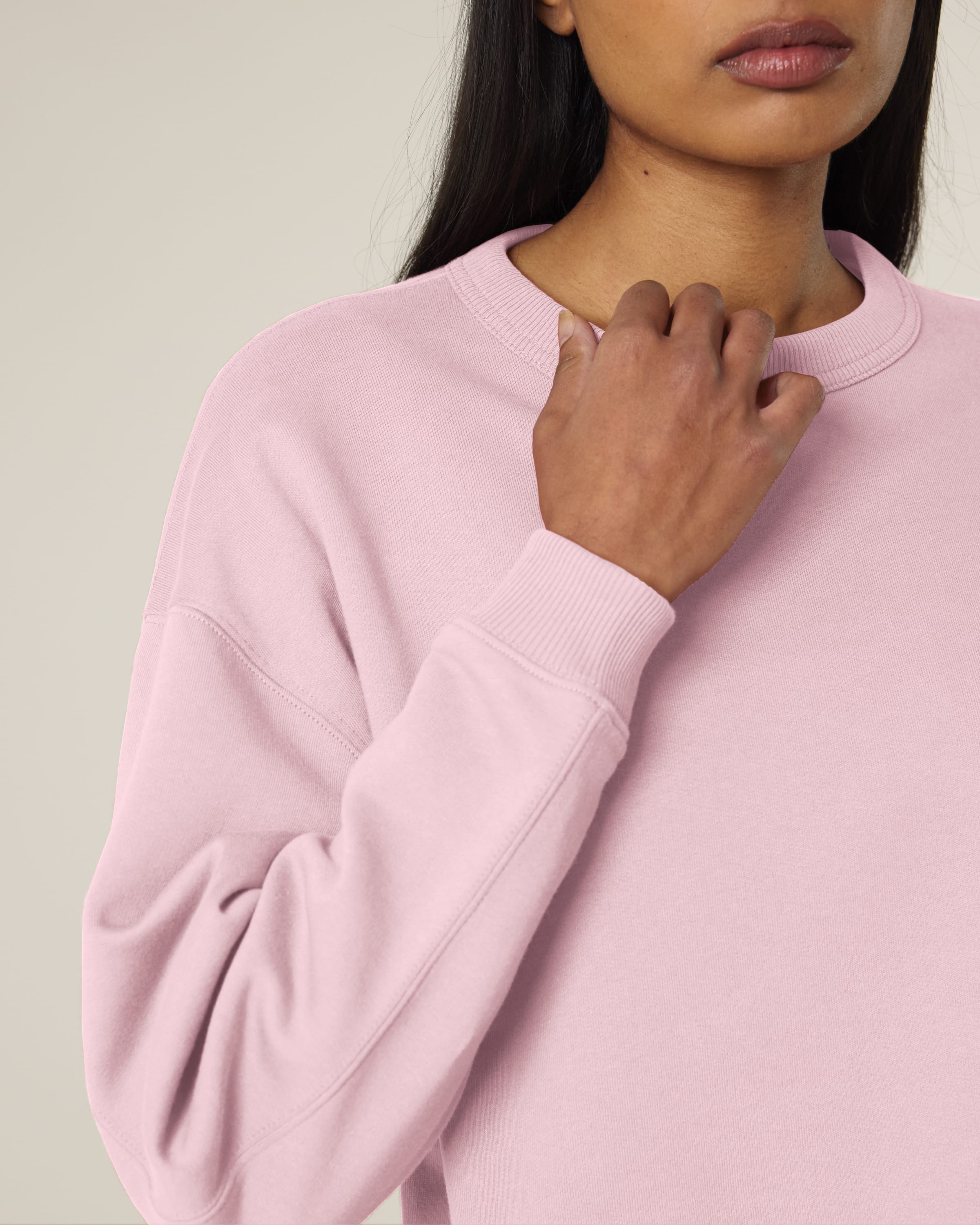 Organic Cotton Oversized Sweatshirt: Womens