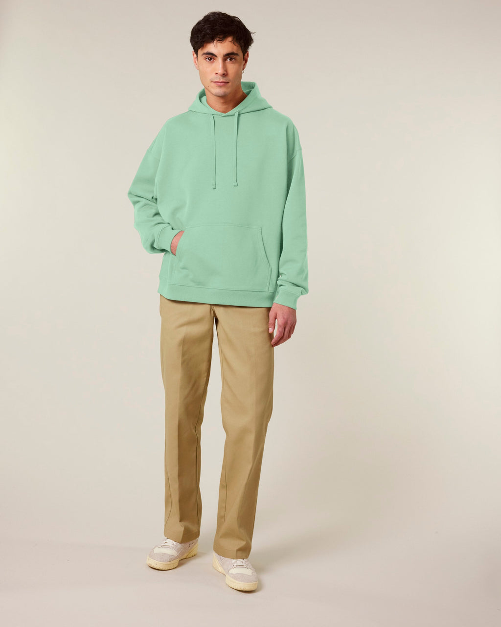 Organic Heavy Oversized Hooded Sweatshirt: Unisex