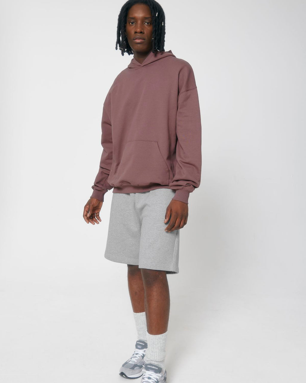 Organic Boxy Heavy Hooded Sweatshirt: Unisex