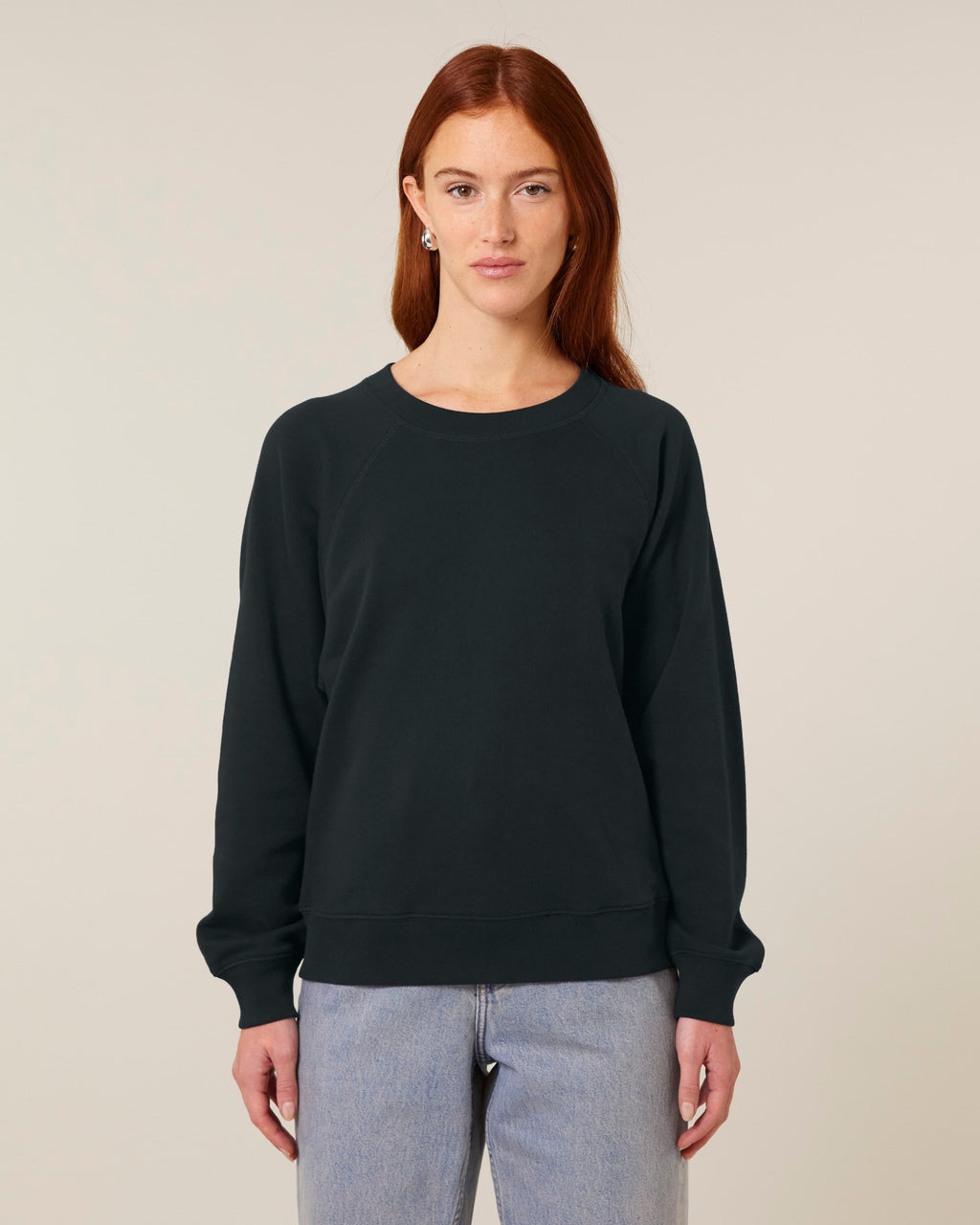 Organic Cotton Raglan Sweatshirt: Womens