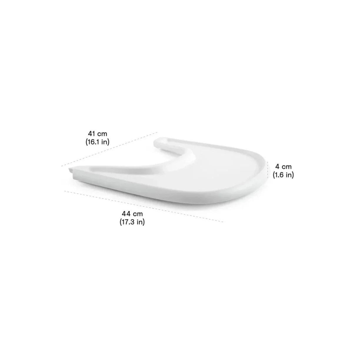 Stokke Tripp Trapp Highchair Tray - Vanilla White