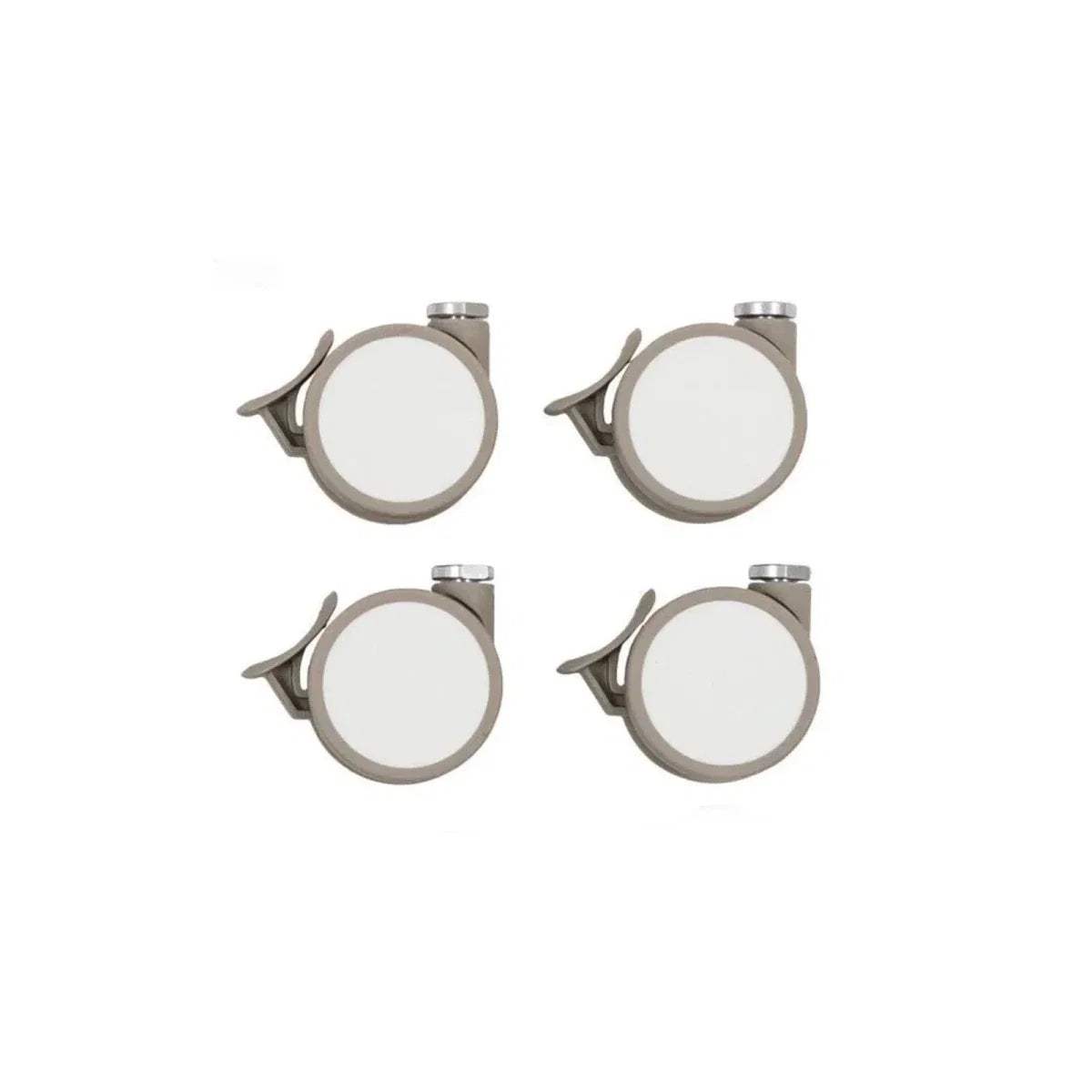 Stokke Sleepi bed wheels set of 4, beige casters with metal axles