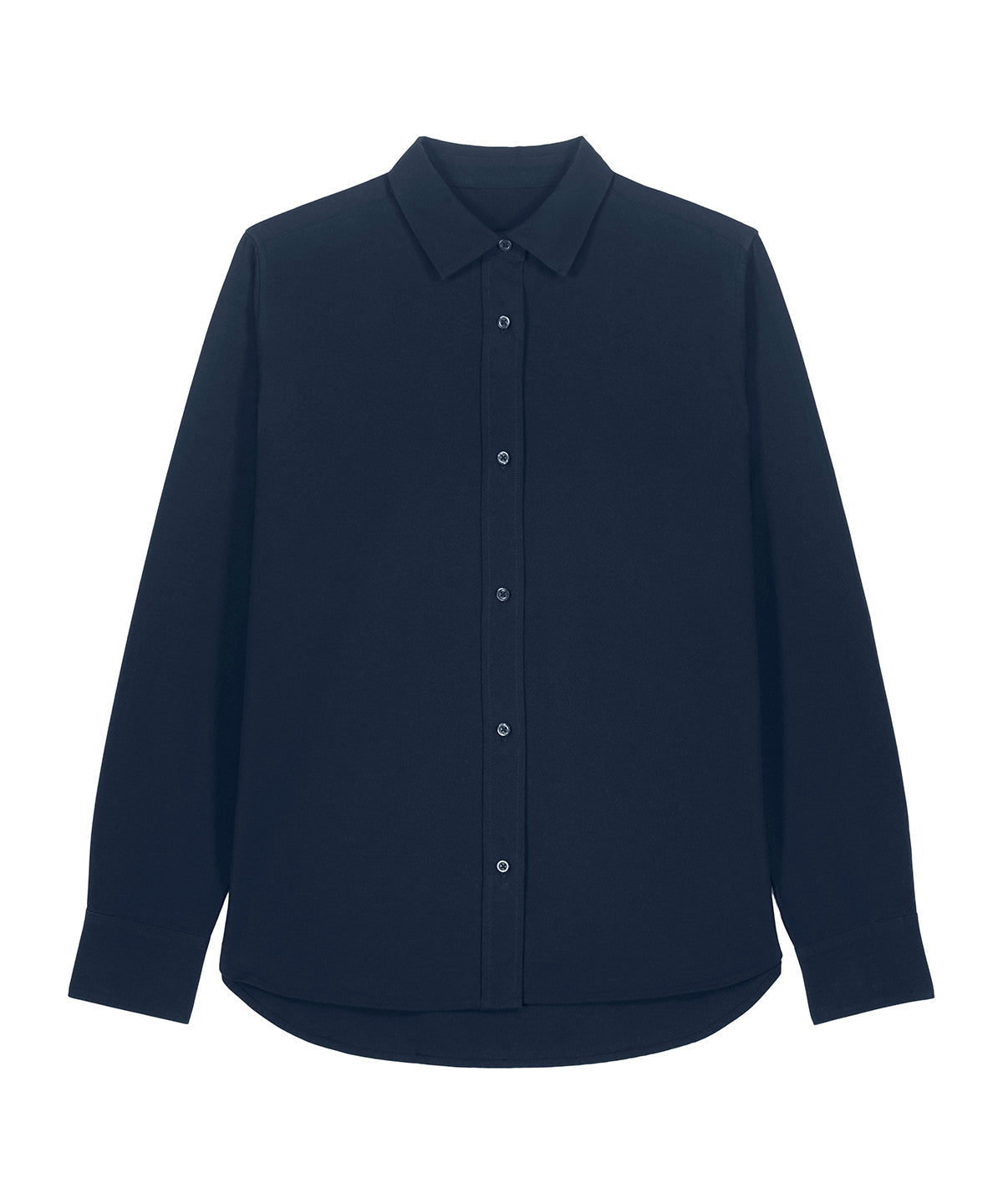 Organic Cotton Oxford Long Sleeve Shirt: Womens