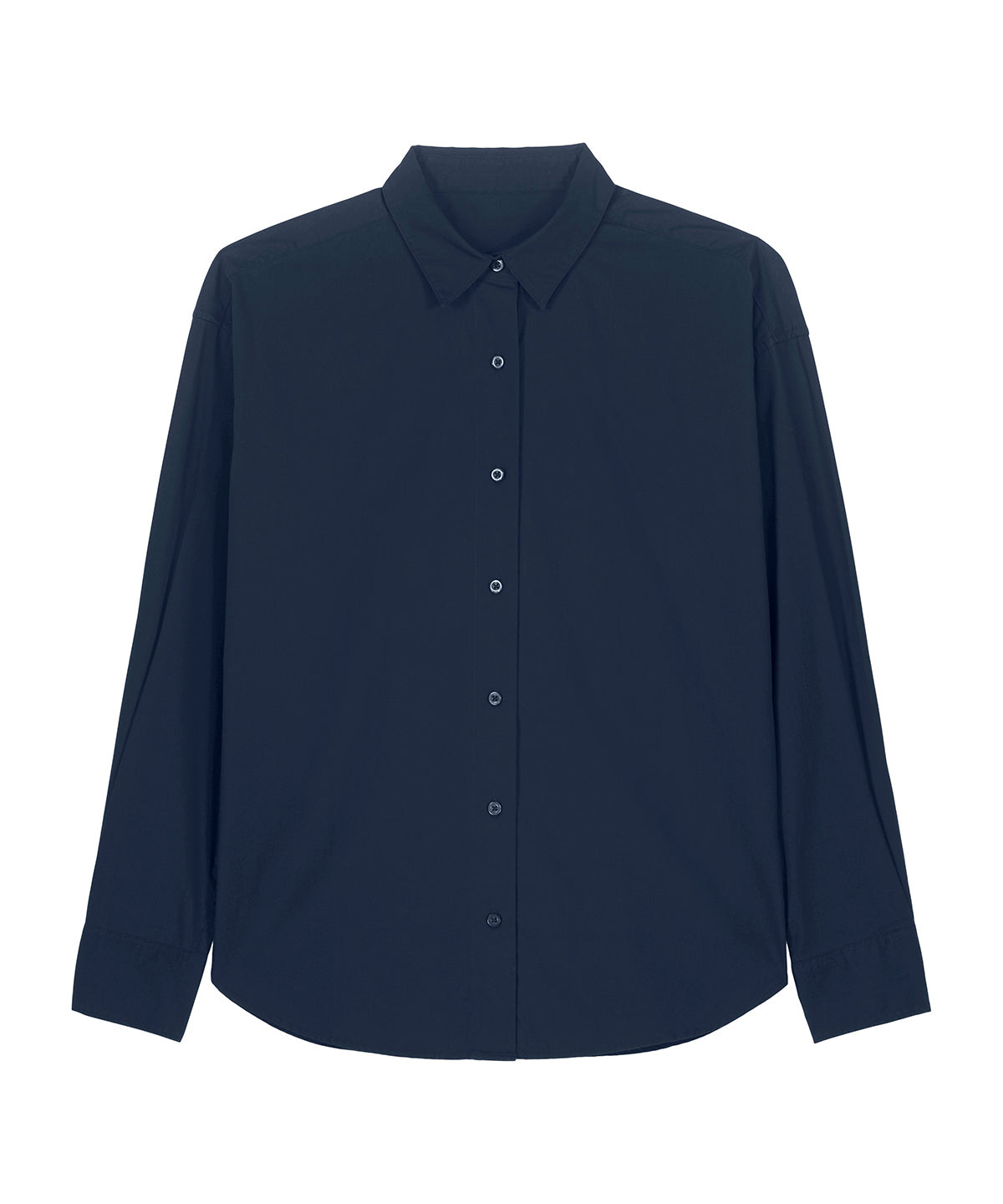 Organic Poplin Long Sleeve Shirt: Mens
