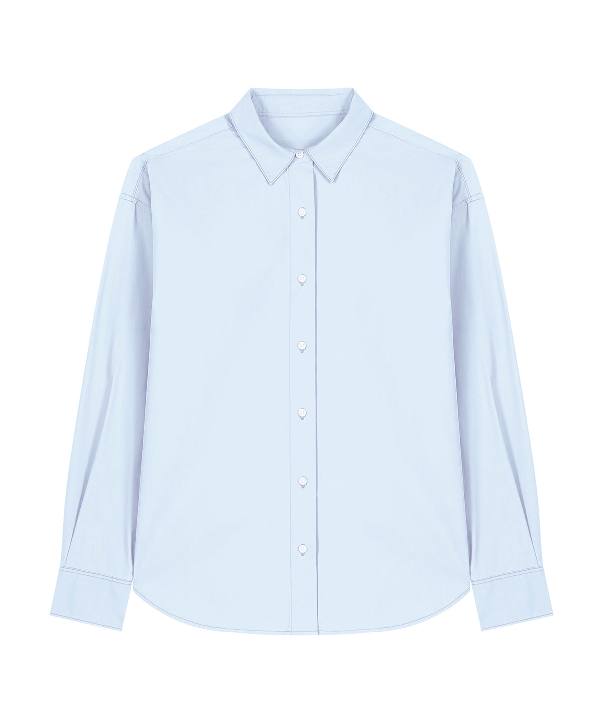 Organic Poplin Long Sleeve Shirt: Mens