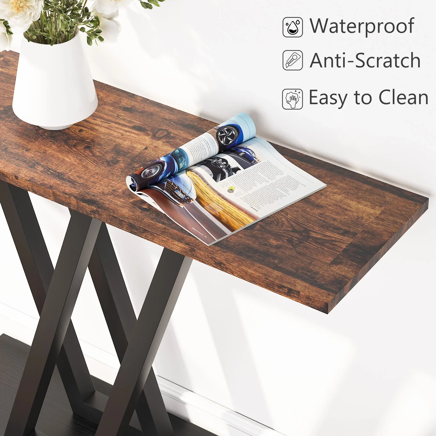 Industrial Console Table
