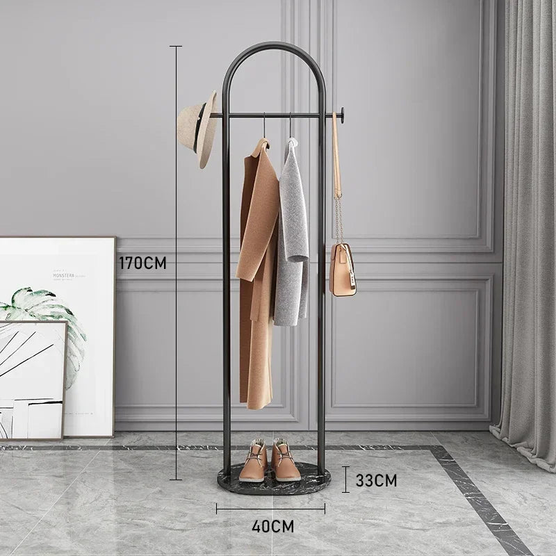 Hanger Floor Bedroom and Household Clothes Rack Simple Indoor Hanging Clothes Rack Multi-Functional Living Room Simple Coat Rack