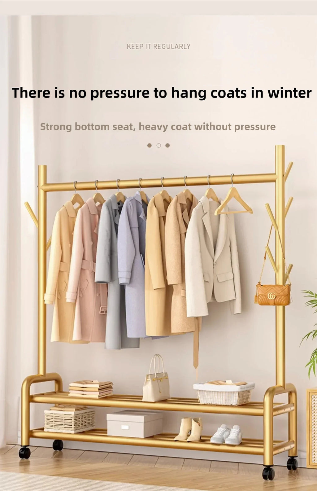 Modern Metal Standing Hanger Clothes Salon Display Rack Living Room Nordic Clothing Organizer Sofy Do Salonu Furniture