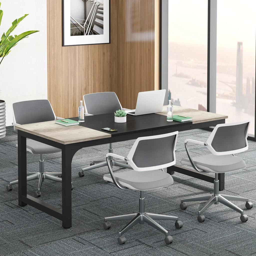 Tribesigns Modern Computer Desk Large Office Desk Computer Table Study Writing Desk Workstation for Home Office - Bobobiy
