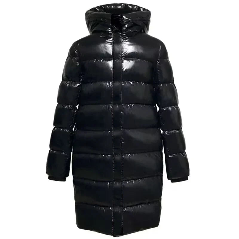 Women's Big Fur Waterproof Winter Hooded Jacket