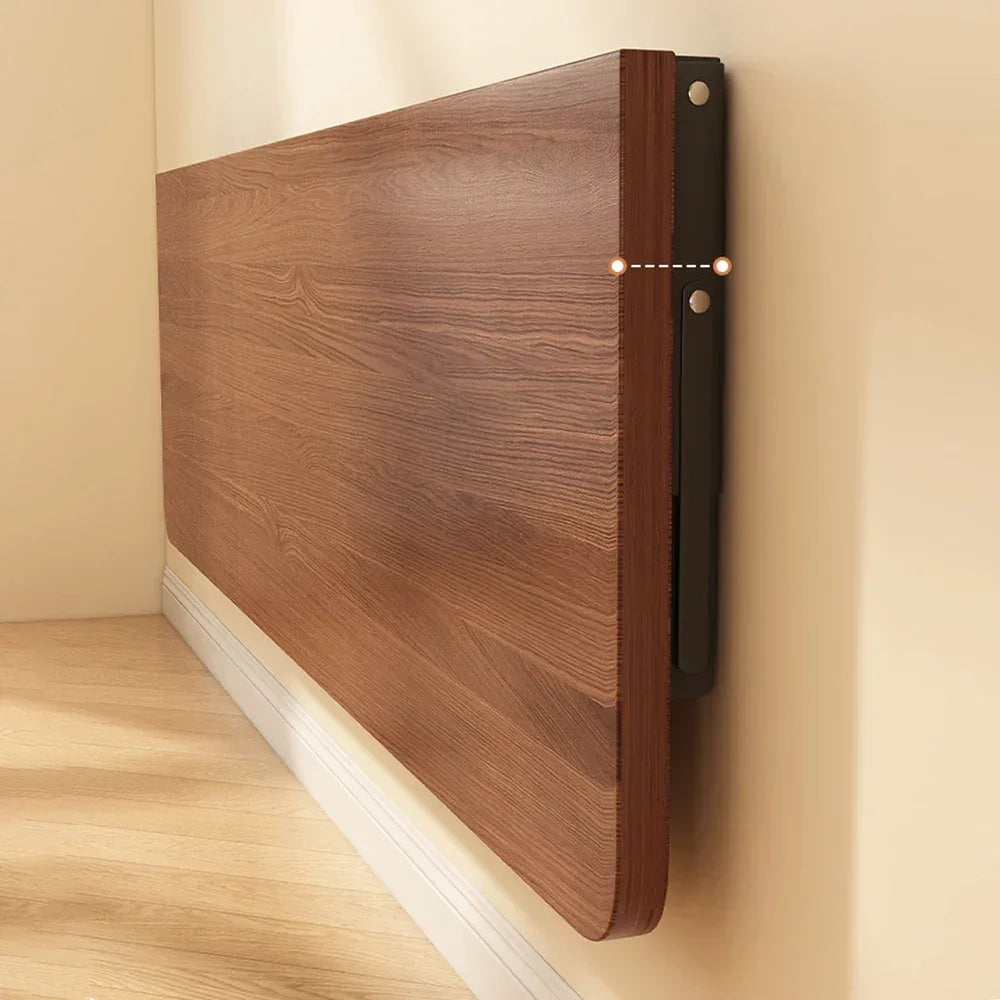 Wall Folding Table Drop-Leaf Folding Floating Hanging Computer Desk White UK - Bobobiy