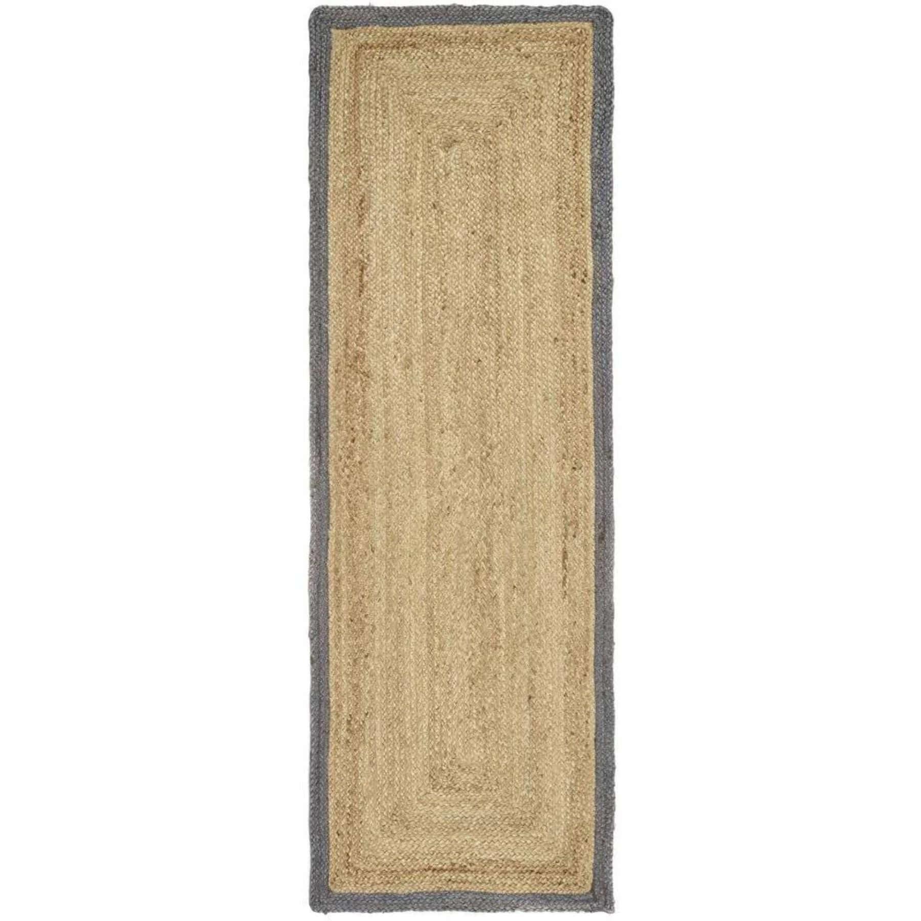Shop_Bordered_Grey_Jute_Runner_Rug - Bobobiy
