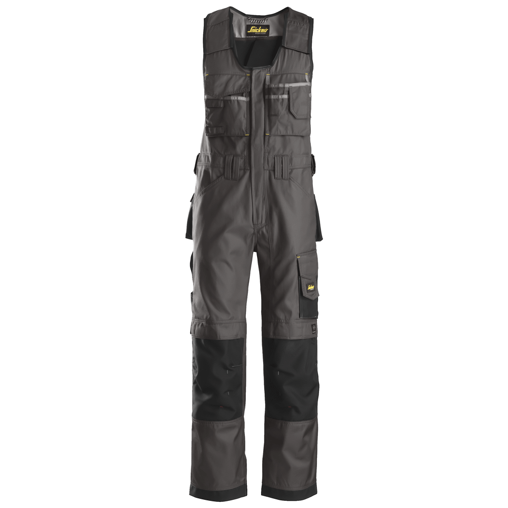 Snickers-0312-Craftsmen-One-Piece-Trousers-DuraTwill-Muted-Black-Workwear-Nation-Ltd-4461 - Bobobiy