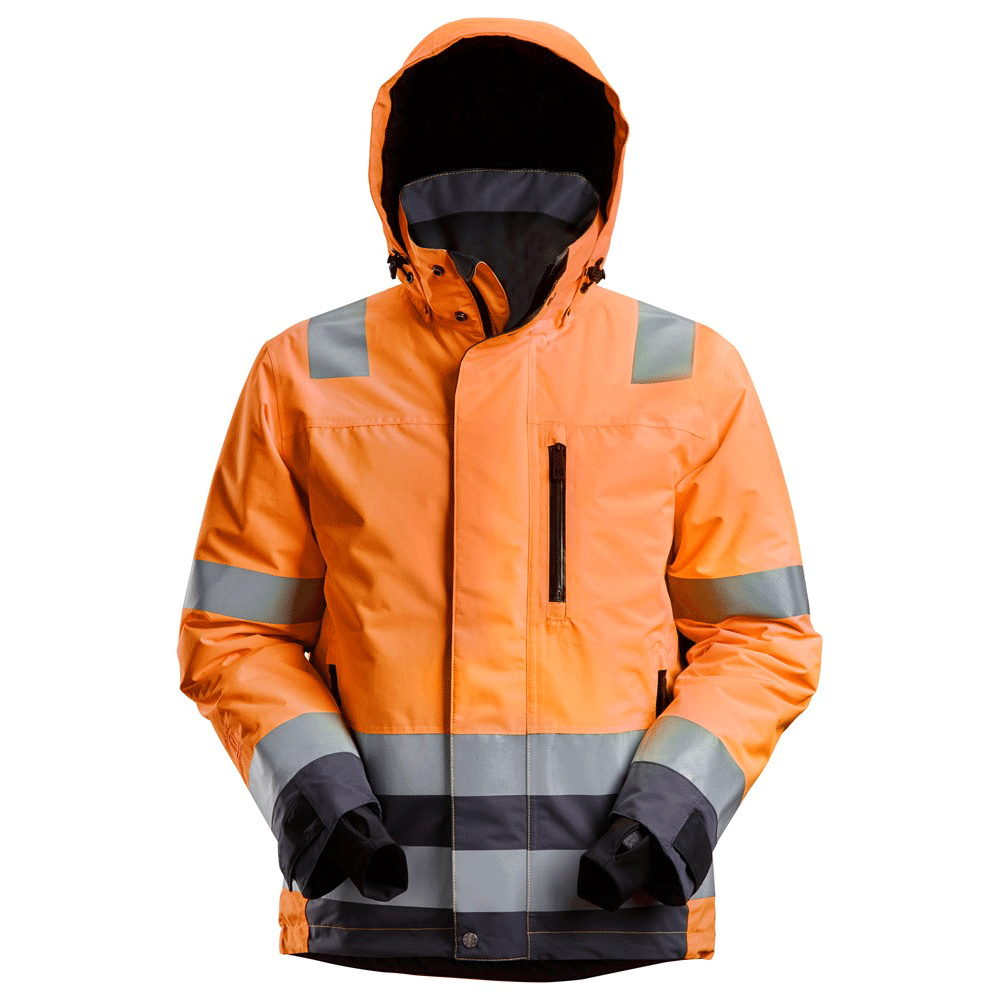Snickers-1132-AllroundWork-Hi-Vis-Class-3-Waterproof-Insulated-Jacket-Various-Colours-Workwear-Nation-Ltd-4597 - Bobobiy