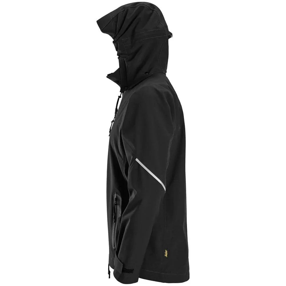 Snickers-1218-Flexiwork-Waterproof-Soft-Shell-Jacket-with-Hood-Workwear-Nation-Ltd-2527 - Bobobiy
