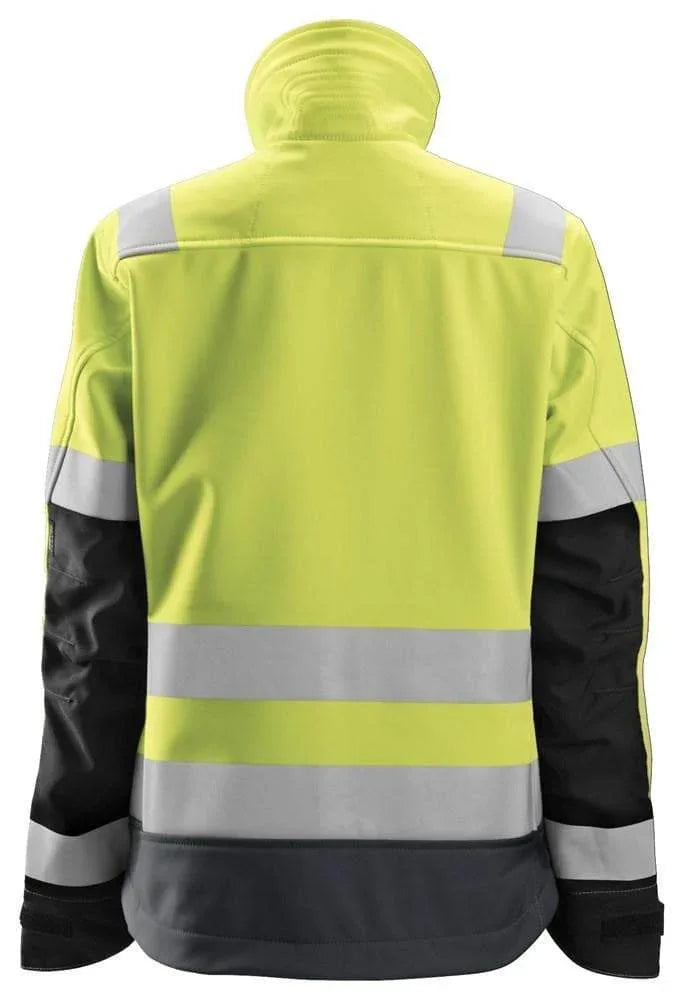Snickers-1237-AllroundWork-Women-s-Hi-Vis-Softshell-Jacket-Class-2-3-Various-Colours-Workwear-Nation-Ltd-5330 - Bobobiy