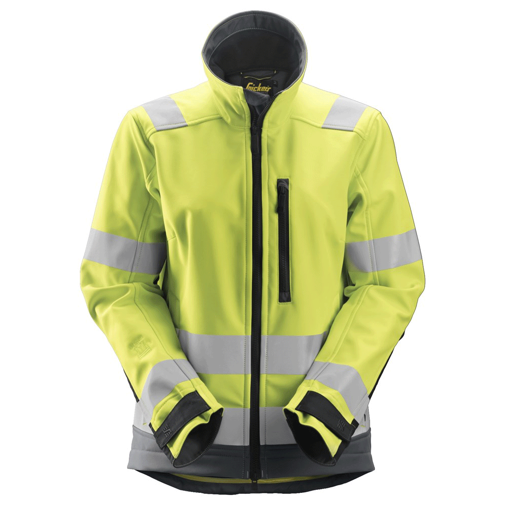 Snickers-1237-AllroundWork-Women-s-Hi-Vis-Softshell-Jacket-Class-2-3-Various-Colours-Workwear-Nation-Ltd-8632 - Bobobiy