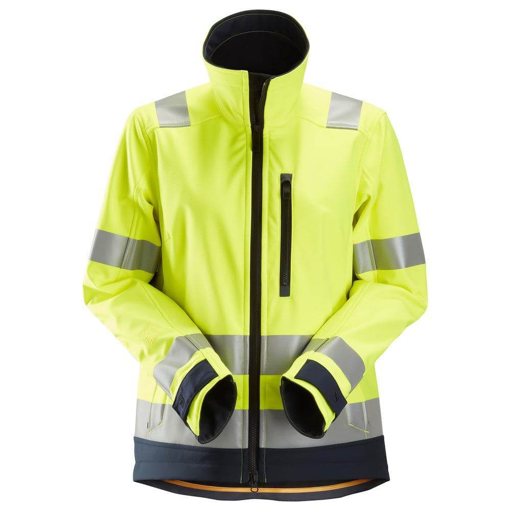 Snickers-1237-AllroundWork-Women-s-Hi-Vis-Softshell-Jacket-Class-2-3-Various-Colours-Workwear-Nation-Ltd-9381 - Bobobiy