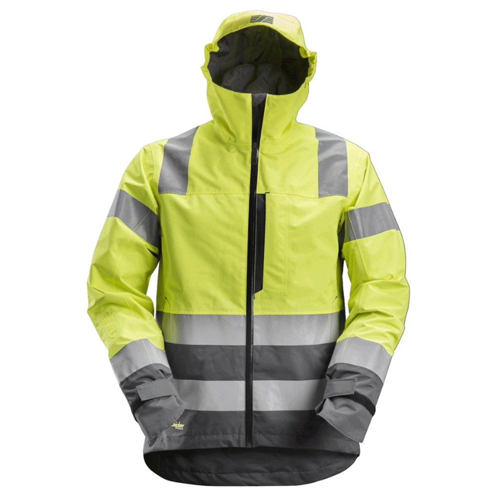 Snickers-1330-AllroundWork-Hi-Vis-Waterproof-Shell-Jacket-Class-3-Various-Colours-Workwear-Nation-Ltd-2661 - Bobobiy