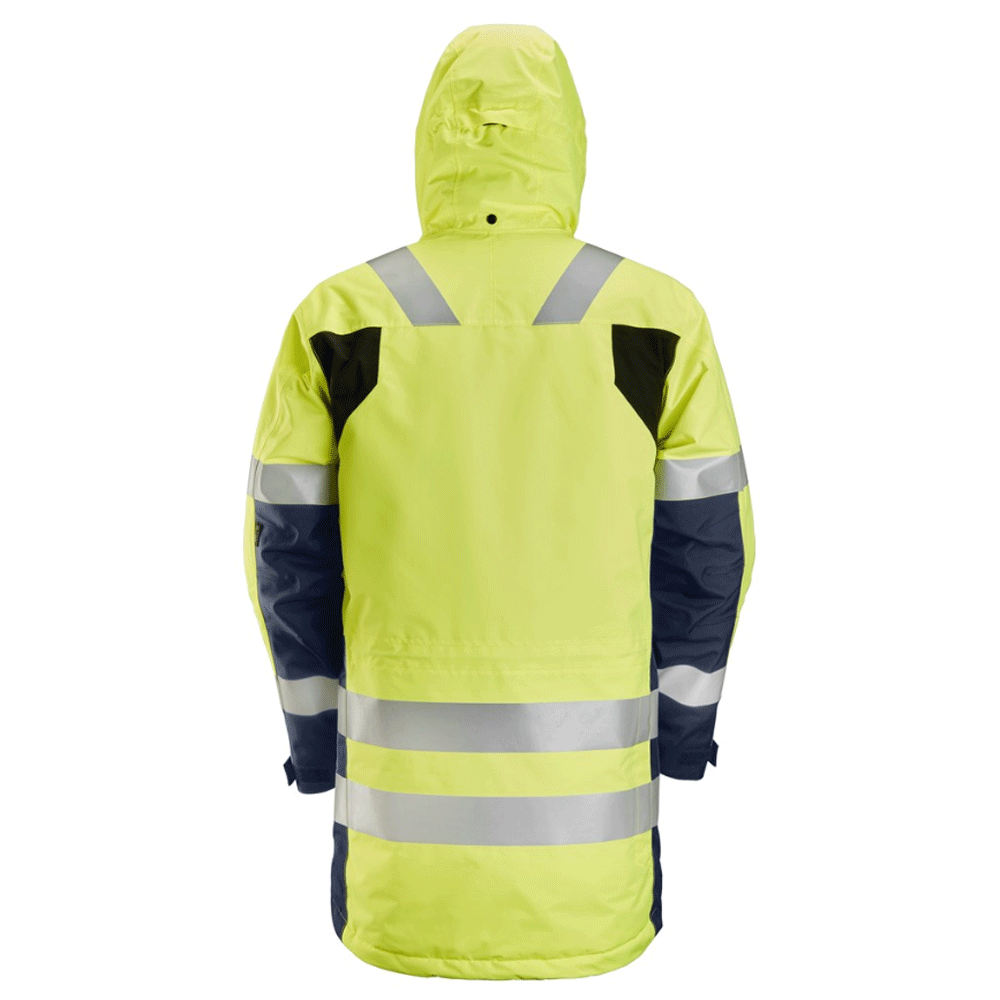 Snickers-1830-AllroundWork-Hi-Vis-Waterproof-Parka-Jacket-Class-3-Various-Colours-Workwear-Nation-Ltd-9108 - Bobobiy