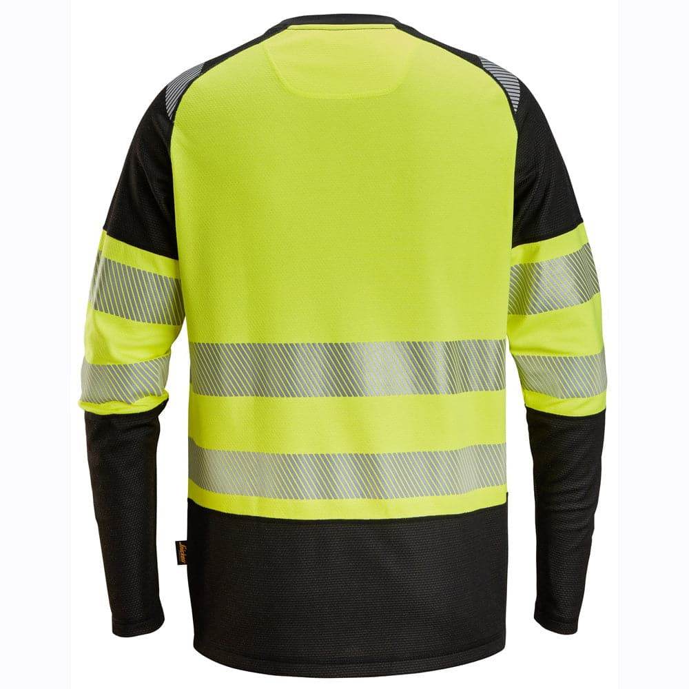 Snickers-2430-High-Vis-Class-1-Long-Sleeve-T-Shirt-Workwear-Nation-Ltd-2783 - Bobobiy