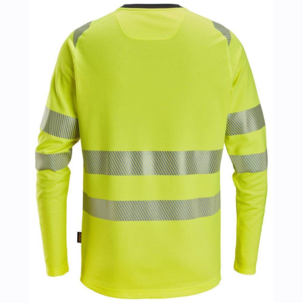 Snickers-2431-High-Vis-Class-2-3-Long-Sleeve-T-Shirt-Workwear-Nation-Ltd-6055 - Bobobiy