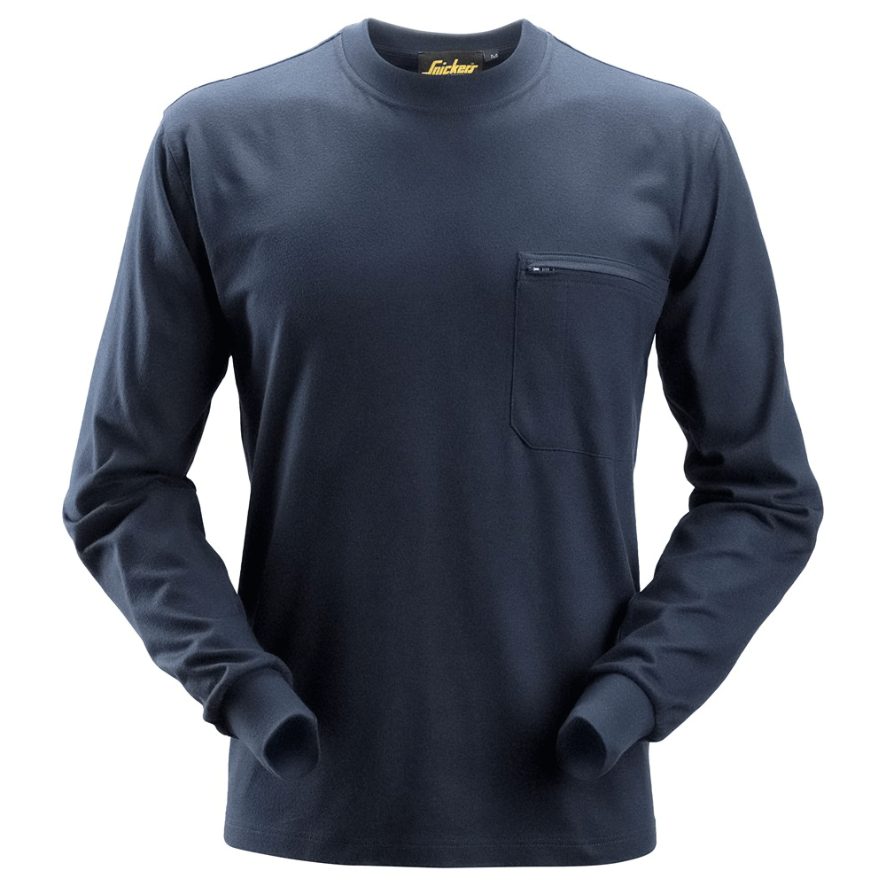 Snickers-2460-ProtecWork-Flame-Retardant-Arc-Protection-Long-Sleeve-T-Shirt-Workwear-Nation-Ltd-7400 - Bobobiy