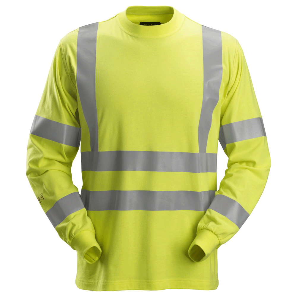 Snickers-2461-ProtecWork-Flame-Retardant-Arc-Protection-Hi-Vis-Shirt-Class-3-Workwear-Nation-Ltd-8106 - Bobobiy