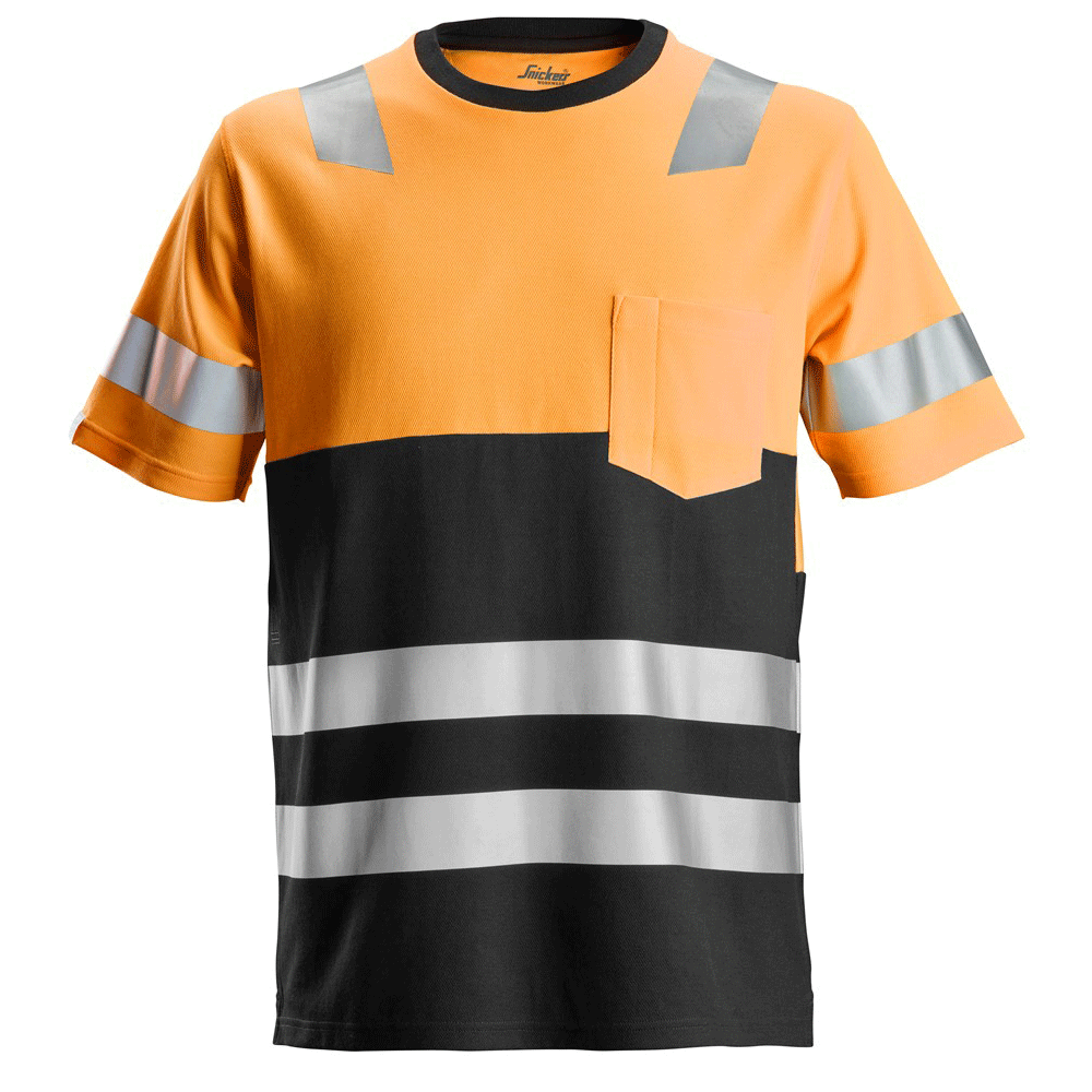 Snickers-2534-AllroundWork-Hi-Vis-T-Shirt-CL-1-Various-Colours-Workwear-Nation-Ltd-2445 - Bobobiy