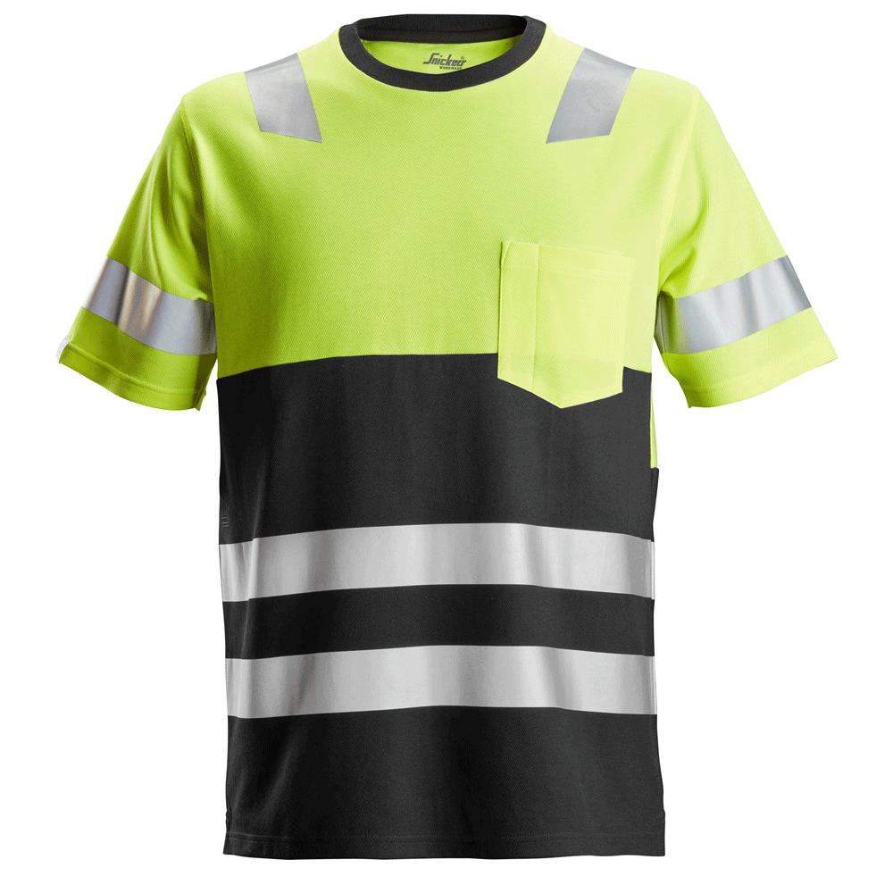 Snickers-2534-AllroundWork-Hi-Vis-T-Shirt-CL-1-Various-Colours-Workwear-Nation-Ltd-6077 - Bobobiy