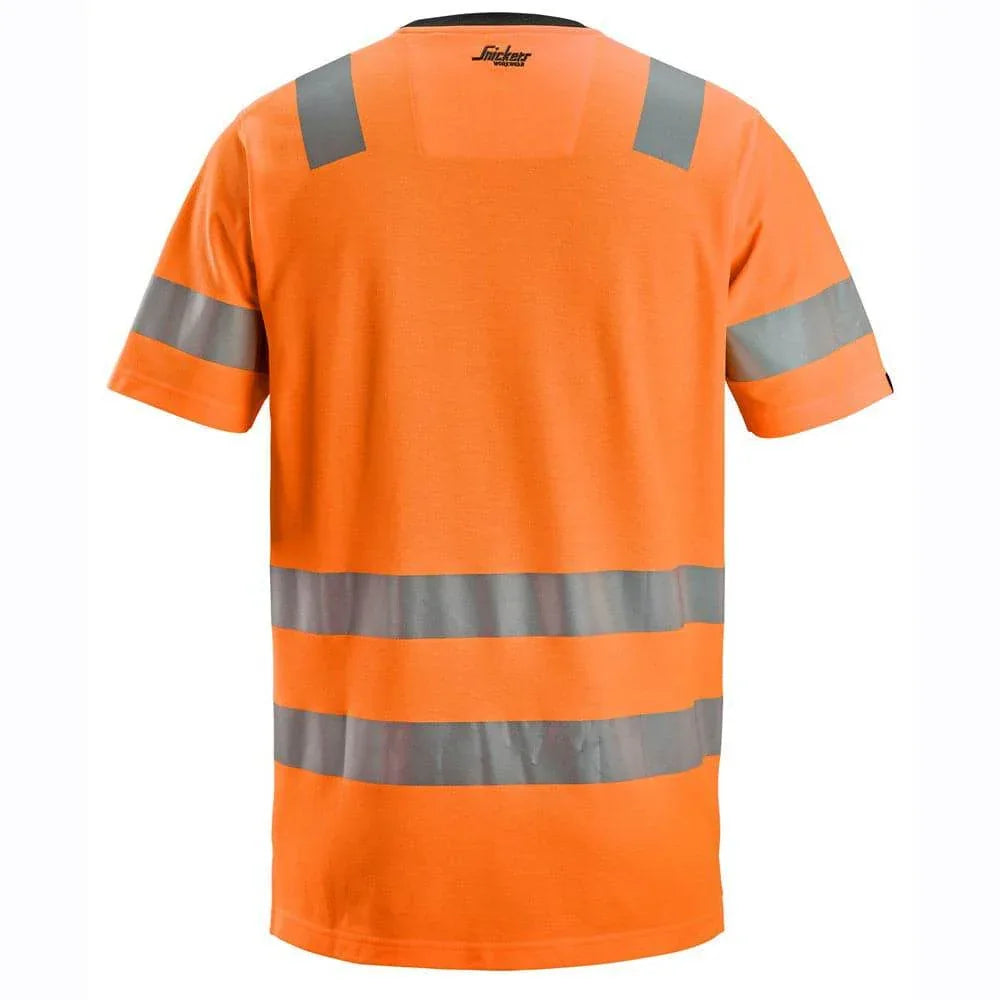 Snickers-2536-High-Vis-Class-2-Hi-Vis-T-Shirt-Workwear-Nation-Ltd-2268 - Bobobiy