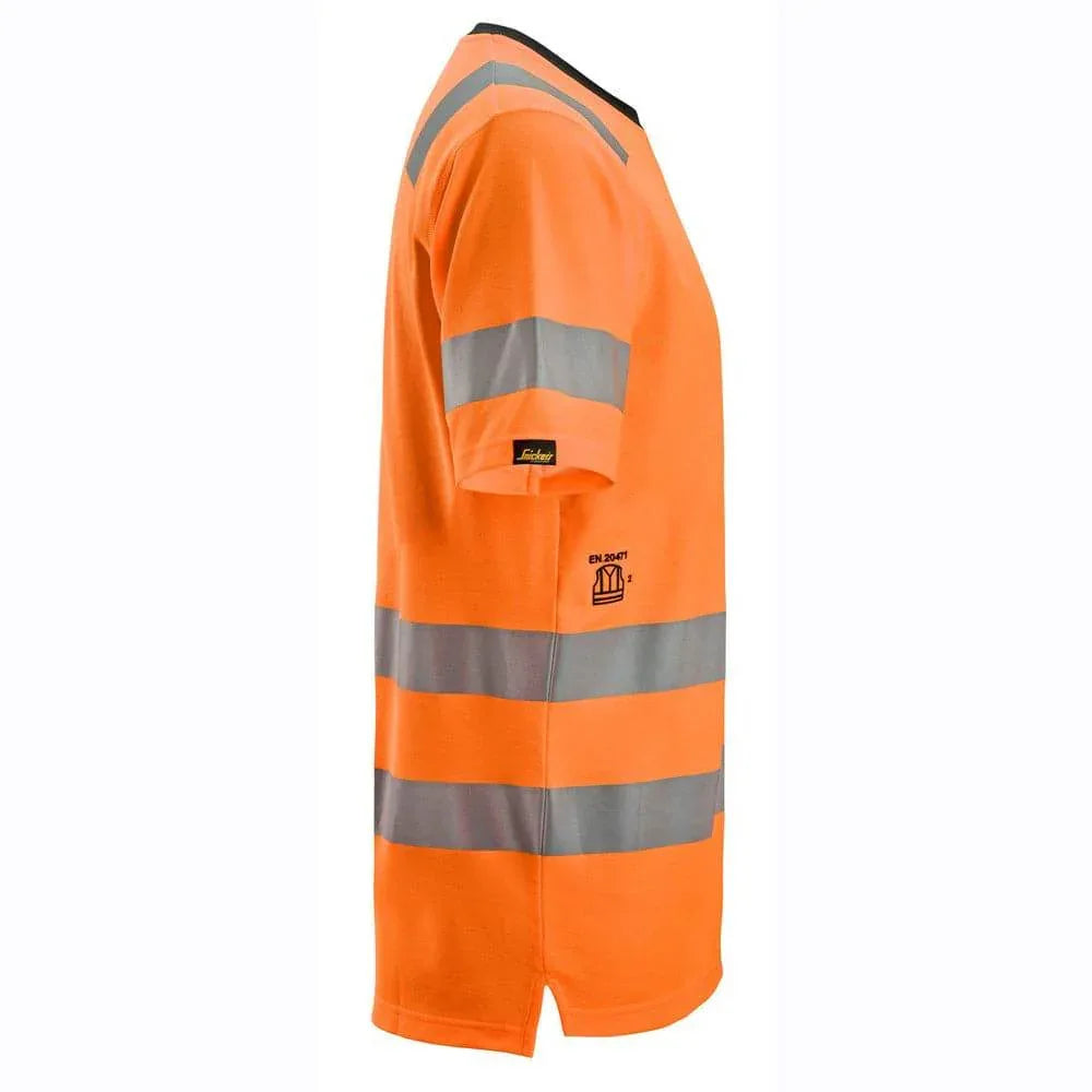 Snickers-2536-High-Vis-Class-2-Hi-Vis-T-Shirt-Workwear-Nation-Ltd-3155 - Bobobiy