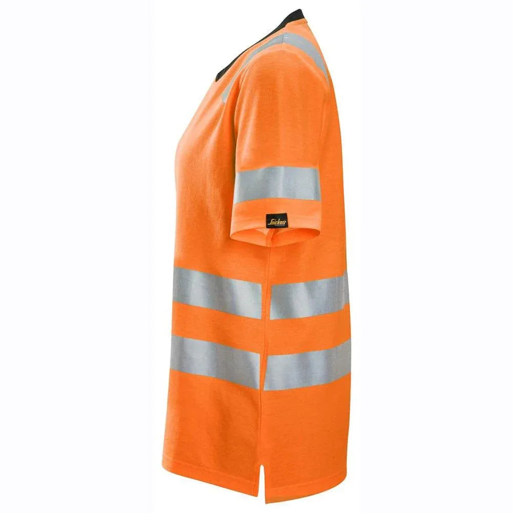 Snickers-2537-High-Vis-Class-2-Women-s-Work-T-Shirt-Workwear-Nation-Ltd-2323 - Bobobiy