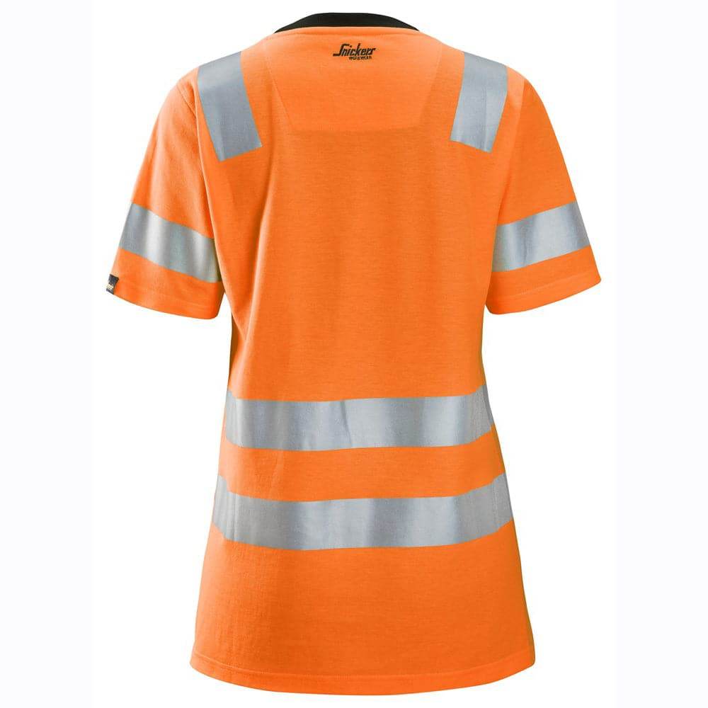 Snickers-2537-High-Vis-Class-2-Women-s-Work-T-Shirt-Workwear-Nation-Ltd-2450 - Bobobiy