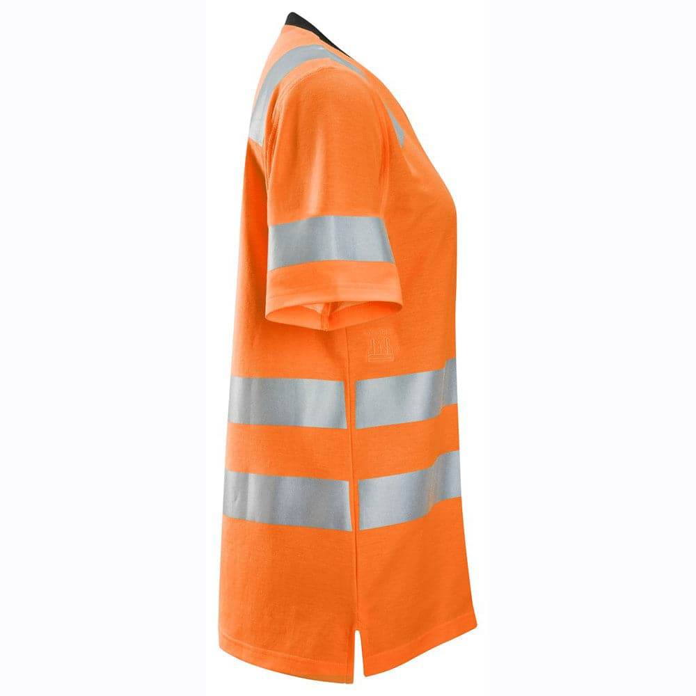 Snickers-2537-High-Vis-Class-2-Women-s-Work-T-Shirt-Workwear-Nation-Ltd-4222 - Bobobiy