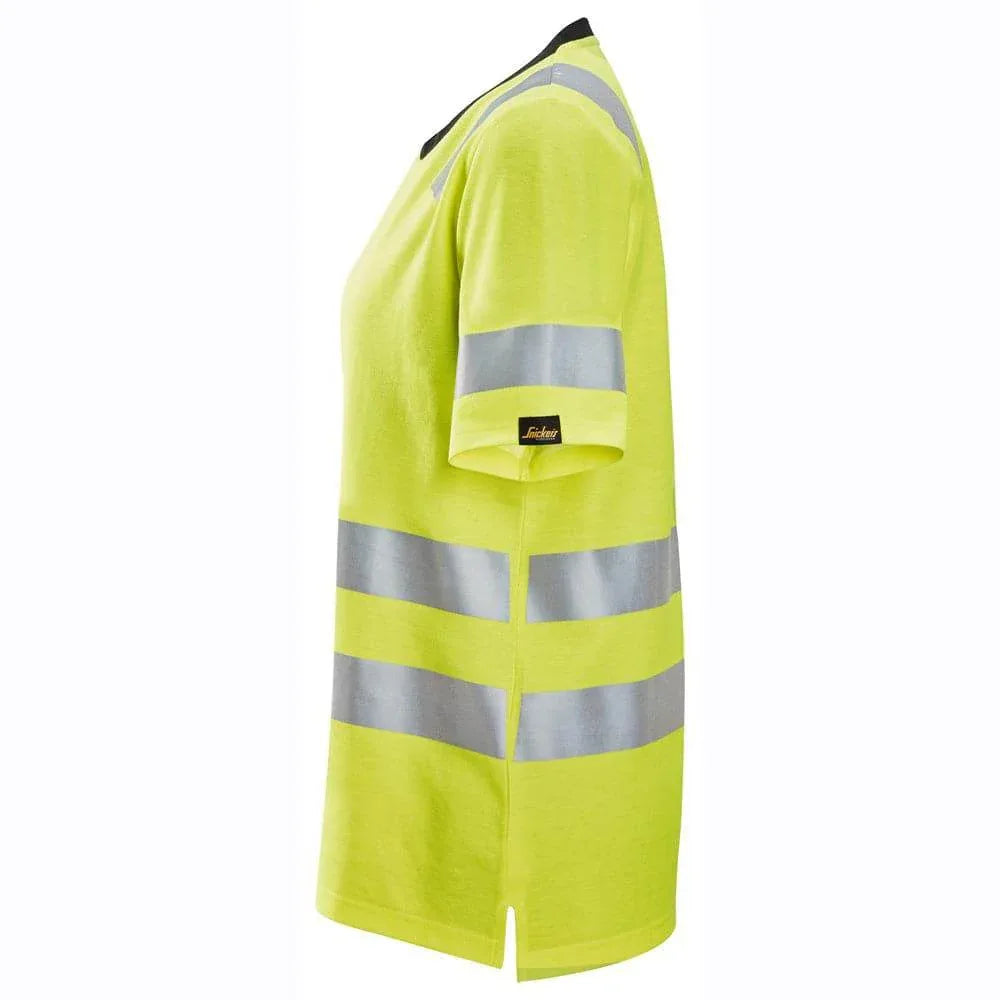 Snickers-2537-High-Vis-Class-2-Women-s-Work-T-Shirt-Workwear-Nation-Ltd-8568 - Bobobiy
