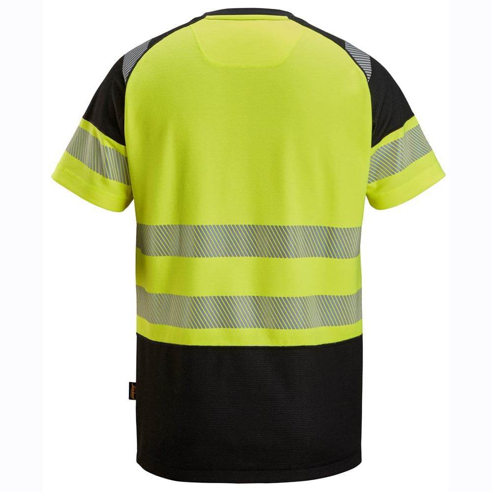 Snickers-2538-High-Vis-Two-Tone-Class-1-Short-Sleeve-T-Shirt-Workwear-Nation-Ltd-1790 - Bobobiy