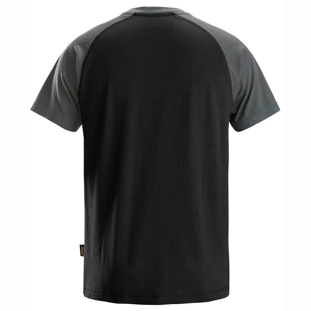 Snickers-2550-Two-Coloured-Short-Sleeve-Cotton-T-Shirt-Workwear-Nation-Ltd-2307 - Bobobiy