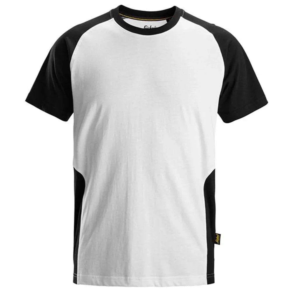 Snickers-2550-Two-Coloured-Short-Sleeve-Cotton-T-Shirt-Workwear-Nation-Ltd-2772 - Bobobiy