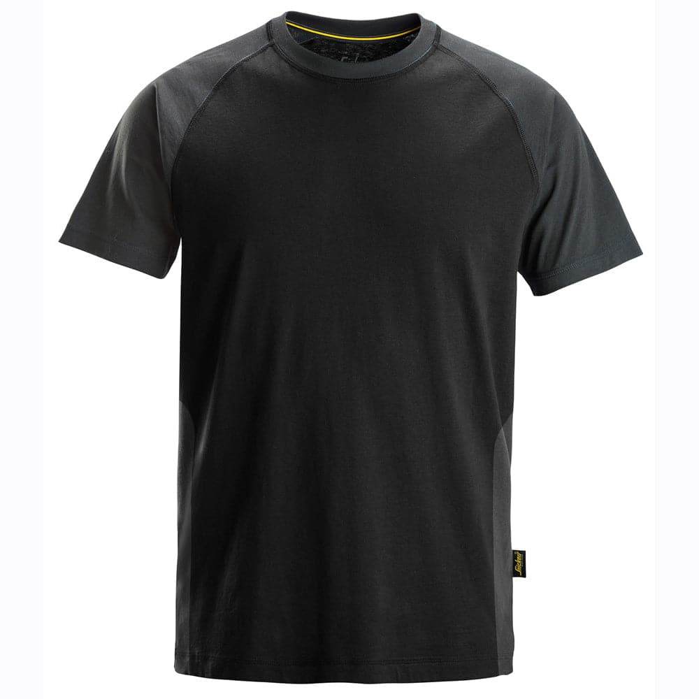 Snickers-2550-Two-Coloured-Short-Sleeve-Cotton-T-Shirt-Workwear-Nation-Ltd-2779 - Bobobiy
