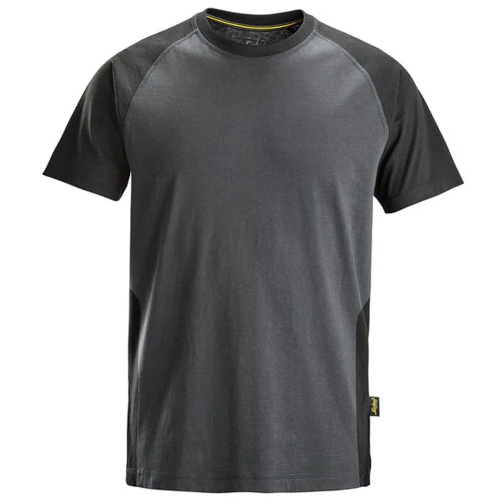 Snickers-2550-Two-Coloured-Short-Sleeve-Cotton-T-Shirt-Workwear-Nation-Ltd-3980 - Bobobiy