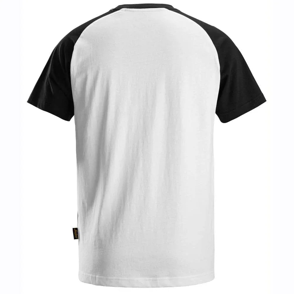 Snickers-2550-Two-Coloured-Short-Sleeve-Cotton-T-Shirt-Workwear-Nation-Ltd-4322 - Bobobiy