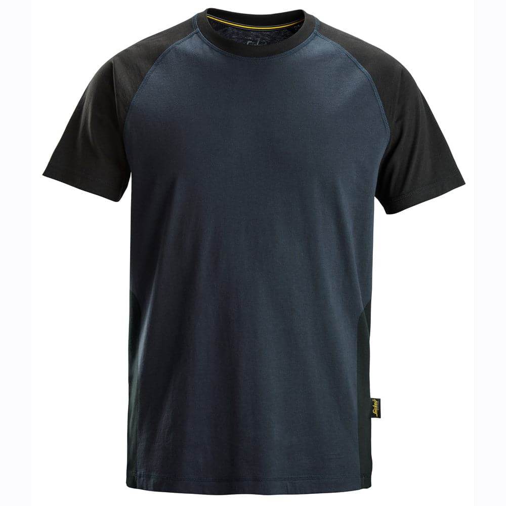 Snickers-2550-Two-Coloured-Short-Sleeve-Cotton-T-Shirt-Workwear-Nation-Ltd-7462 - Bobobiy