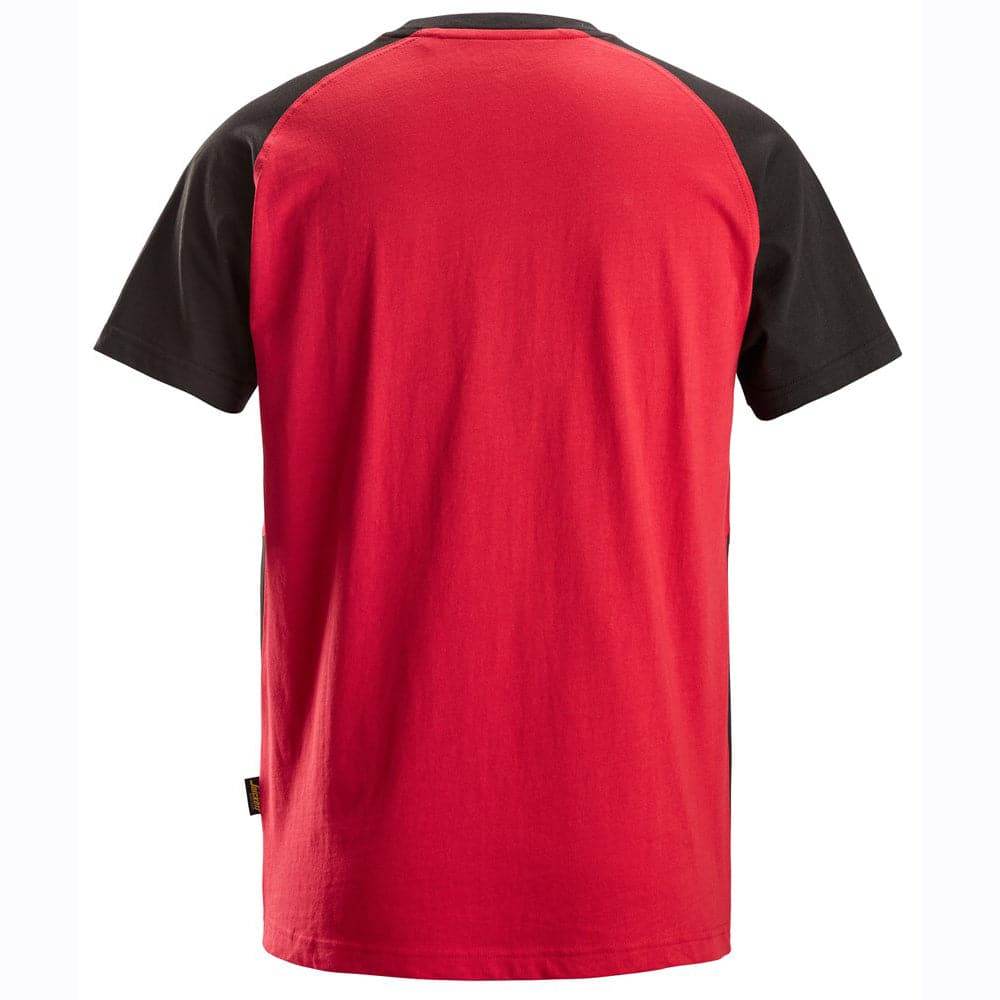 Snickers-2550-Two-Coloured-Short-Sleeve-Cotton-T-Shirt-Workwear-Nation-Ltd-7526 - Bobobiy