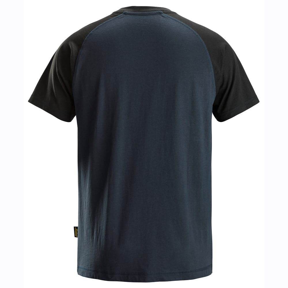 Snickers-2550-Two-Coloured-Short-Sleeve-Cotton-T-Shirt-Workwear-Nation-Ltd-7582 - Bobobiy