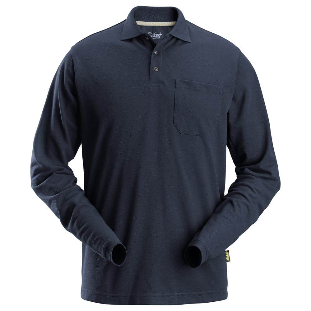 Snickers-2608-Long-Sleeve-Pique-Work-Shirt-Workwear-Nation-Ltd-6162 - Bobobiy