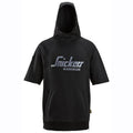 Snickers-2850-Logo-Short-Sleeve-Hoodie-Sweatshirt-Workwear-Nation-Ltd-5813 - Bobobiy